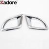 For Mazda 3 Axela Hatchback 2014 2015 2016 Chrome Car Rear Bumper Fog Light Lamp Cover Trim Foglights Bezel Trims Accessories