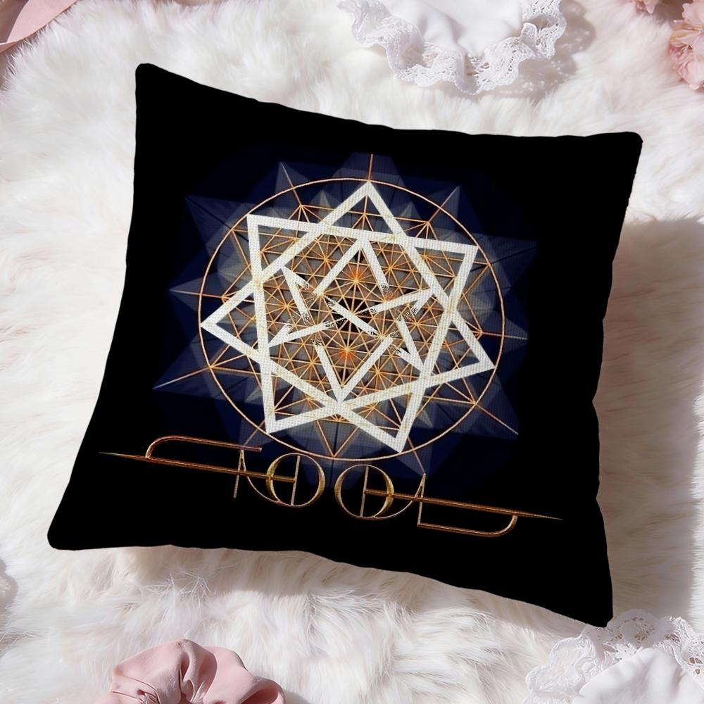 

T-Tool Band Rock Cushion Cover Premium Comfort Reversible Pillow Cove -Two in One Design for Any Room & Car Interior 12x12Inch