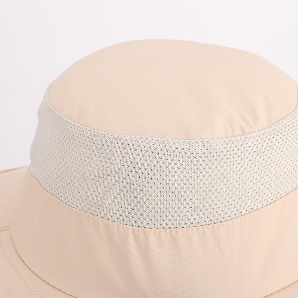 Outdoor Mountaineering Fishing Sun Hat With Large Solar Fan