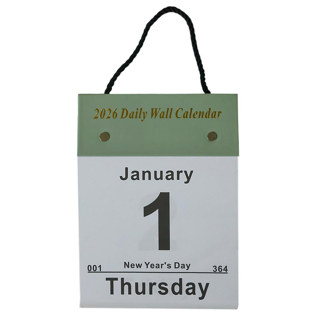 2026 Tear Off Daily Calendar Minimalist 365 Days Wall Calendar For Home