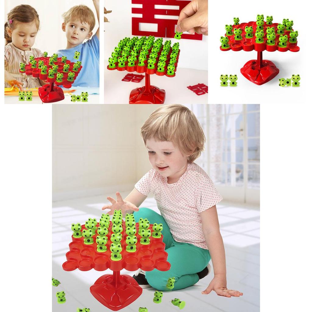 Interactive Frog Balance Tree Desktop Toy For Kids Enhances Motor Skills And Intelligence