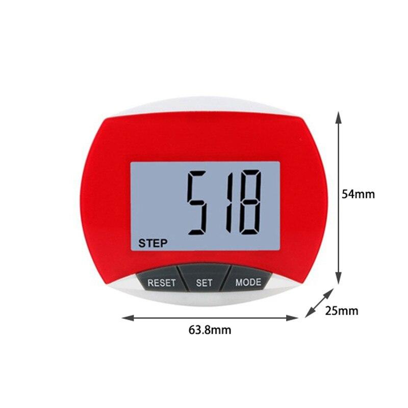 Walking Step Counter LCD Pedometer Waterproof Multi-functional Movement Calories Counting