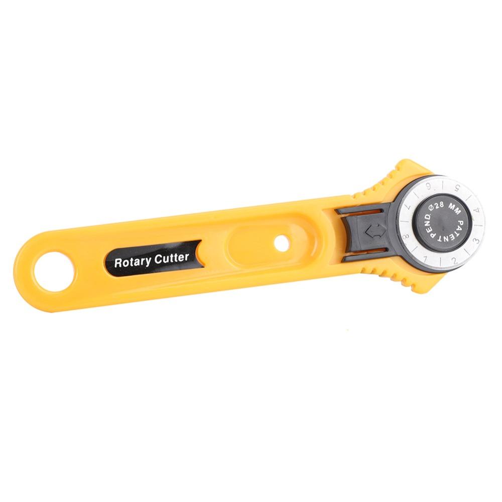 1pcs 28mm Roller Wheel Cutter Handheld Cloth Cutter Accessories Rotary Cutter  DIY Projects