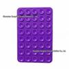 Silicone Suction Cup Holder for Mobile Phones - Square, Single-Sided, Set of 24