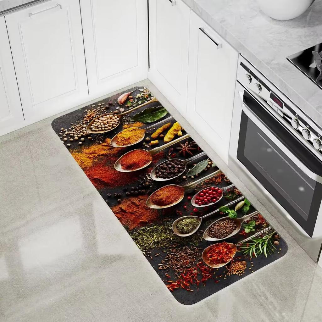 Long kitchen carpet home entrance door mat bedroom living room decoration bedside carpet corridor balcony bathroom non-slip mat