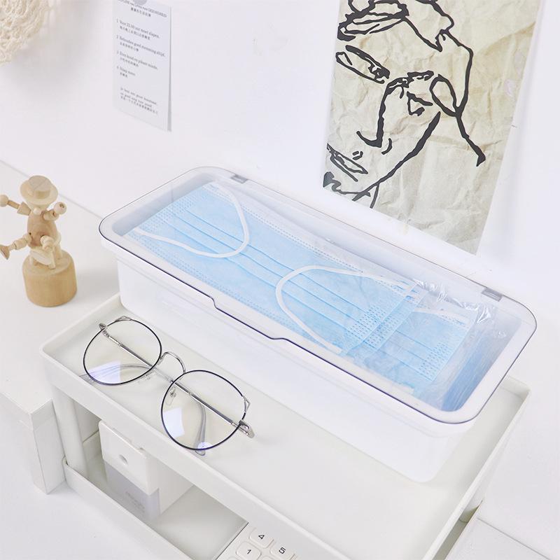 Staubdichte Aufbewahrungsbox für Make-up-Pinsel und Beauty-Eier mit großem Fassungsvermögen