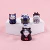 Small Size 8-piece Cat Figure Set Pvc Material 3cm Non-assembled Characters Collection