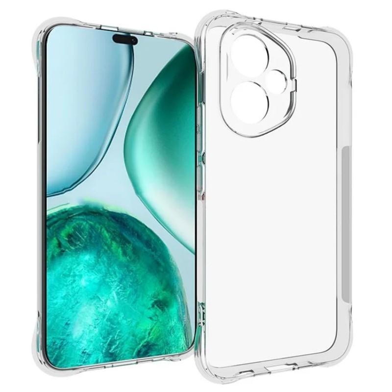 For Honor 400 5G (Global) Clear TPU Case WANLONFENG TM Series 2.0mm Phone Back Cover