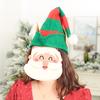 Christmas Hat Striped Elf Hat With Ears Christmas Ornaments Decor Children Women Men Cap Party Props