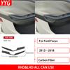 For Ford Focus 2012—2018 Carbon Fiber Car Accessories Front Door Armrest Handle Panel Decorative Cover Trim Sticker Modification