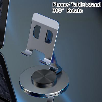 360° Döner Metal Masa Cep Telefonu Tutucu Standı iPhone Xiaomi iPad için Ayarlanabilir Masaüstü Tablet Masa Cep Telefonu Standı