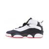 Zapatillas para niños Air 6 Rings GS He Got Game Negro Rojo Universitario Blanco 323419-008