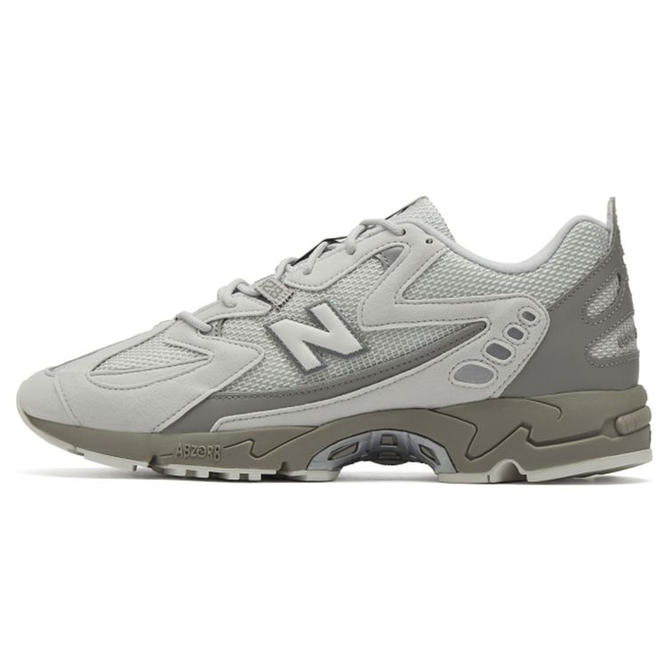 New Balance NB 828 Fabric Synthetic Leather Comfortable Versatile Low-Top Lifestyle Casual Shoes Unisex sneaker Light-Gray ML828SM