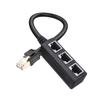 RJ45 Network Plug Adapter Accessories Ethernet Socket Splitter Extender Modular NetWork Plug Adapter for Cat 5e Cat 5