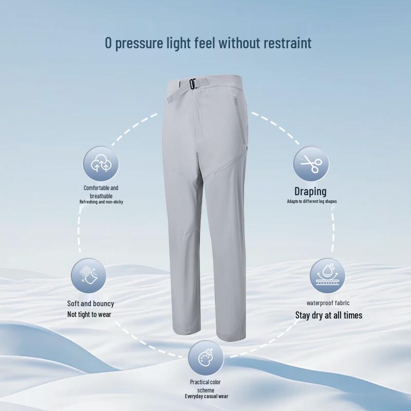MONTAGUT Men's Summer Quick-Dry Casual Pants
