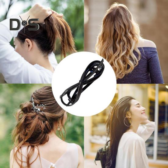 Bow Hair Clip Twist Bow Hair Pin Snap Closure Hair Clip Barrettes Women Girls Hair Accessories for Everyday Wear Parties Weddings