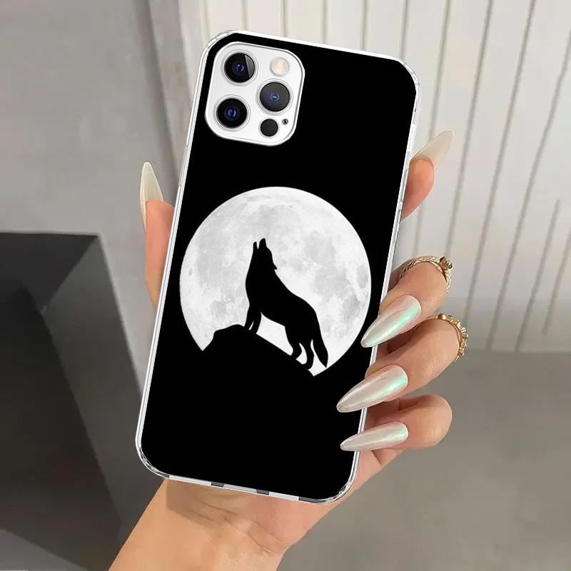 Angry Animal Wolf Fierce Phone Case for Iphone 17 Air 16 15 Plus 14 13 Mini 12 11 Pro Max 16E 7 8 SE 2020 Soft Funda Print Shell