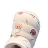 Fleece-Lined Baby Snow Boots with Velcro for 0-1 Year Olds, Unisex, Mid-Calf, Winter Warm