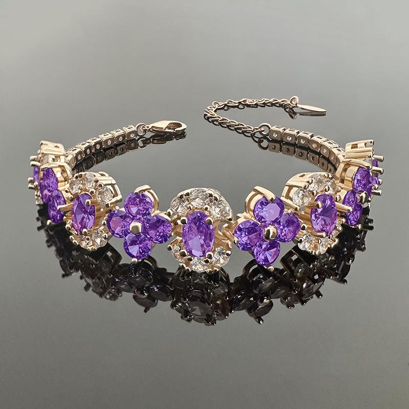 2026 Циркониевый Браслет Новый Европейский и Американский Стиль Модные Хипстерские Аксессуары Женский Креативный Браслет Простой 18cm