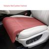 Premium Nappa Leather Car Seat Leg Rest Extension Cushion - Breathable Driver & Passenger Support