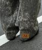 MUCENT Dit Snap Button Leopard Wide Pants