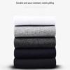 Plus Size Men's Cotton Mid-Calf Socks, Sizes 44-48, Black or White