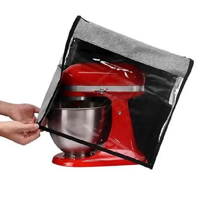 Space Saving Stand Mixer Storage Solution with Clear Window and Pockets Oxford Fabric Texture for Various Stand Mixers