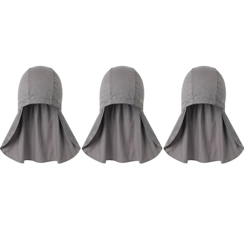 3PCS Sport Skull Cap Moisture Wicking Helmet Liner Hat For Men Women And Kids Sun Protections with Neck Shielding