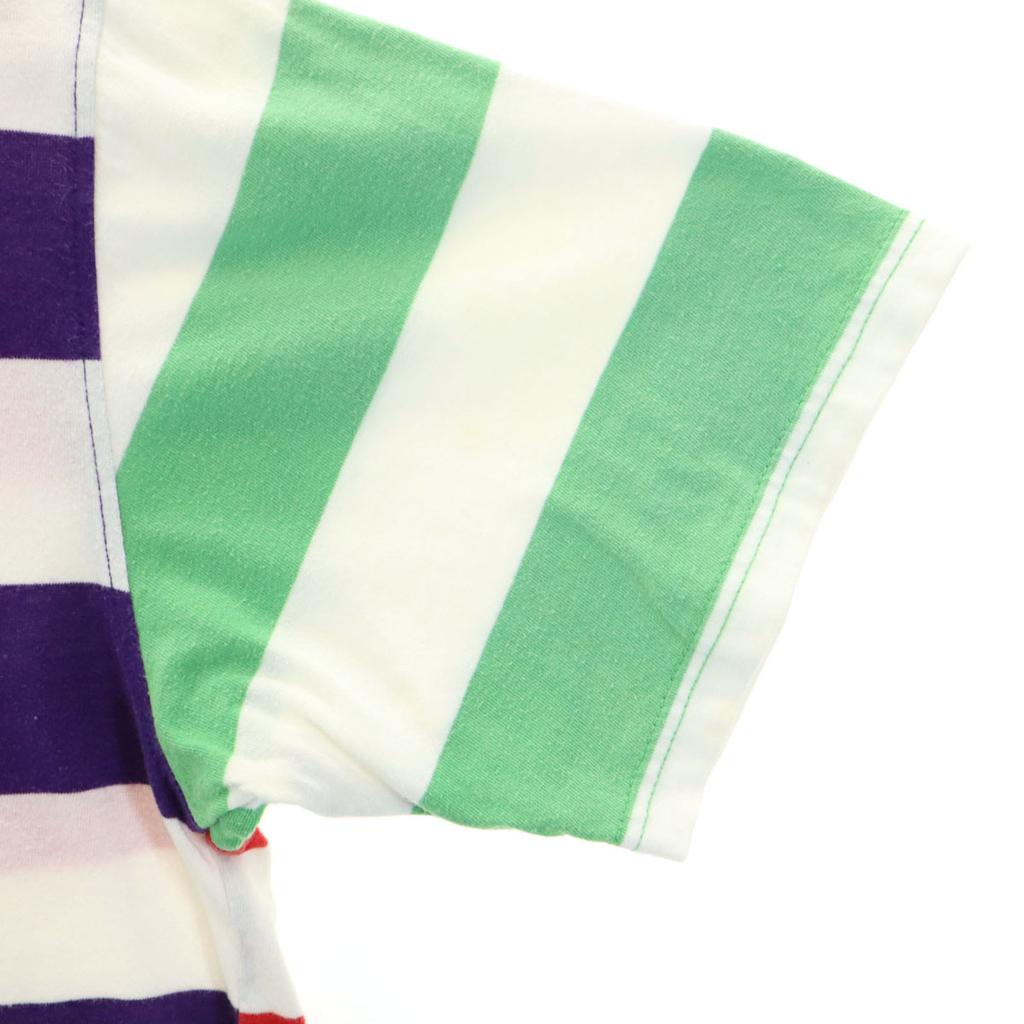 TOMMY HILFIGER Old Peruvian Border Pattern Short sleeve V neck Polo shirt Men's Used