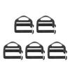 5pcs Plastic Webbing Buckle for 25mm Strap Outdoor Backpack Attachment