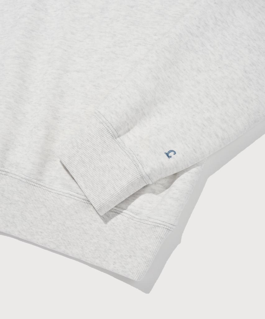 COVERNAT Small Logo Sweatshirt Heather Gray