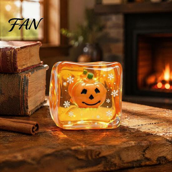 Stress Relief Squeeze Toy Halloween Ghost Cube Toy, Pumpkin Bat with Sensory Snowflake, Hand Relaxation for Party Favors Portable Ball