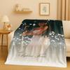 3D Pop Singer Ayliva Lieb Flannel Blanket,Ultra Soft Warm Plush Throw for Home Bedroom Bed Sofa Cover Kids Picnic Gift