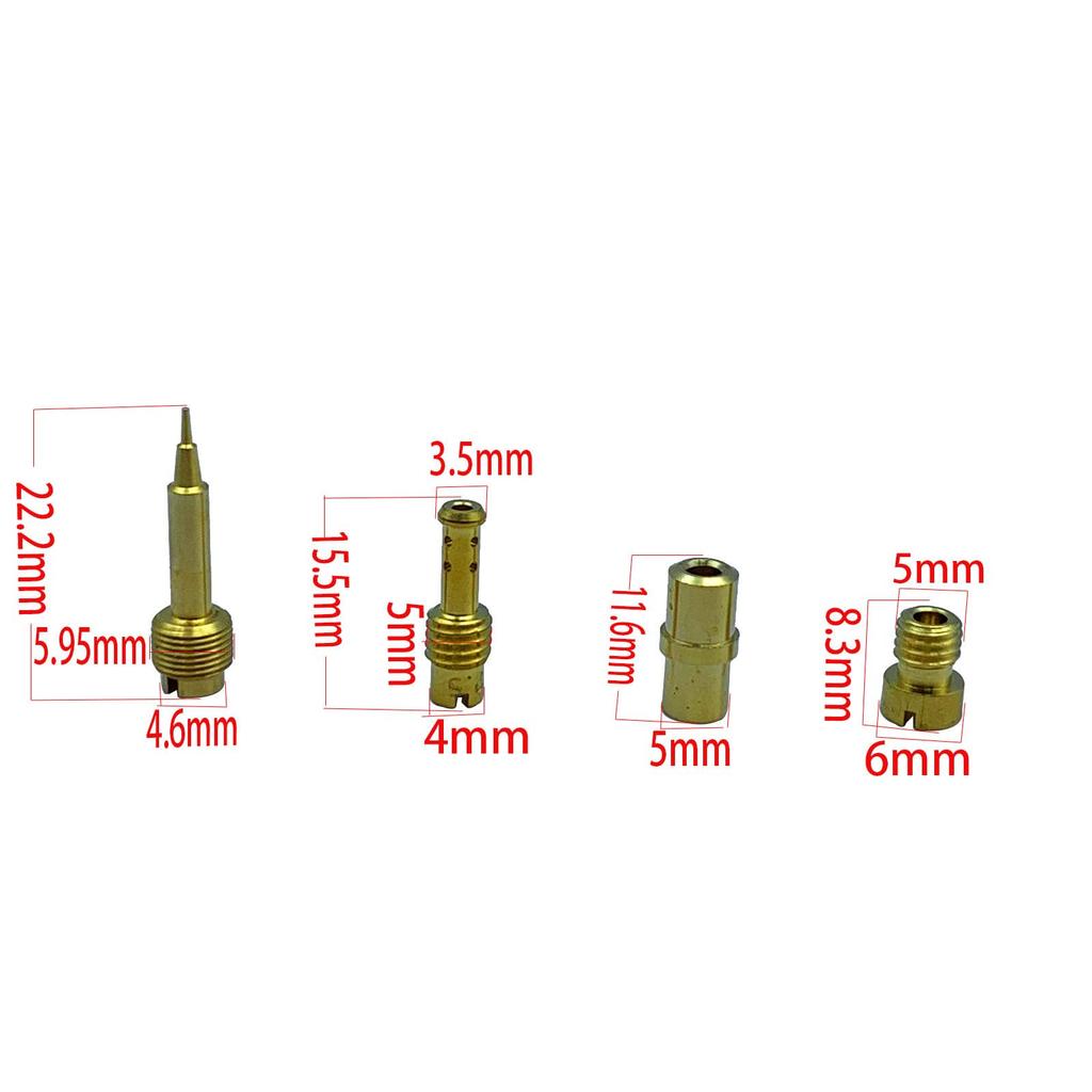 LandTank Compatible Suzuki GS125 GZ125HS GN125H EN125 Motorcycle Mikuni BS25 Carburetor Repair Kit, Includes Vacuum Film and Wind Gate