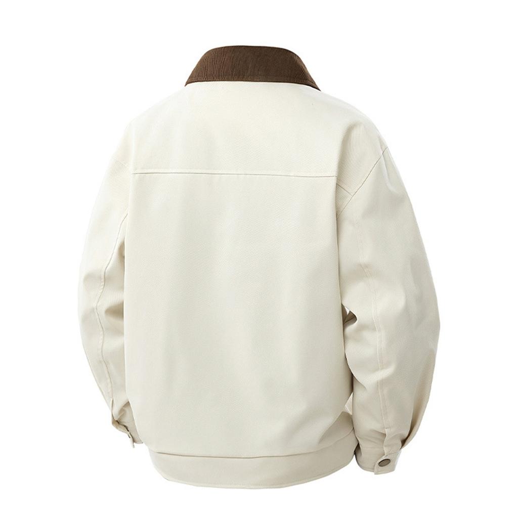 Men's Solid Color Camouflage Outdoor Sports Jacket Men's Pocket Button Casual Jacket