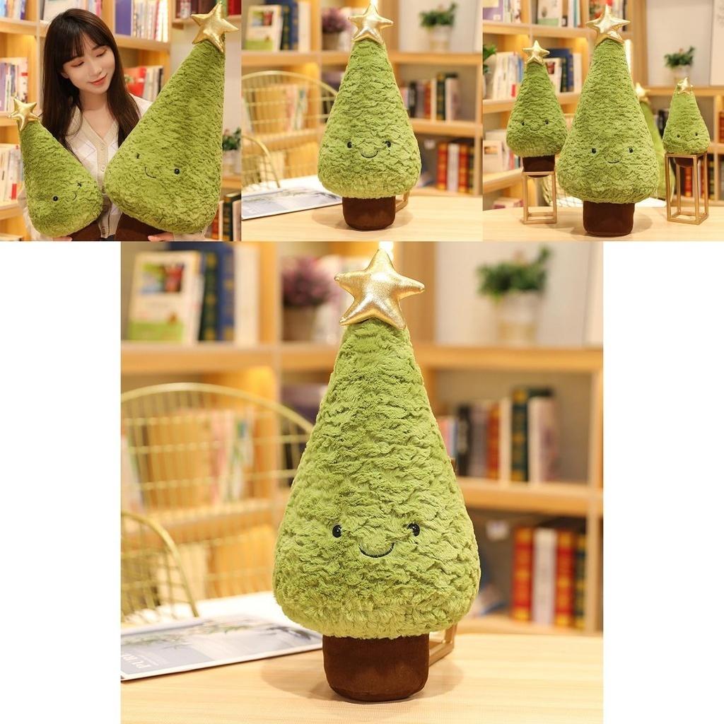 Entzückendes Weihnachtsbaum Plüschtier Weiches Kissen Stofftier Schlafpuppe Deko