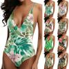 Women Swimsuit Tummy Control Deep V Neck U Back Adjustable Straps Resort Swimwear Bathing Suit 2026 Summer Beach