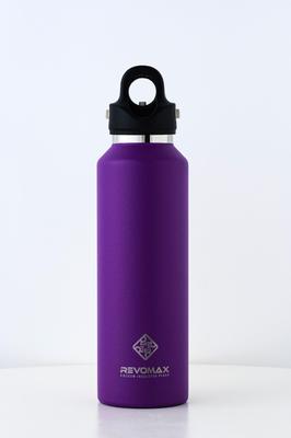 20oz 592ml Carbonated Stainless Steel Keeps Drinks Hot for 18 Cold for 36 Vacuum Gift REVOMAX [REVOMAX Official] Bottle, Hours, Hours, Insulated,