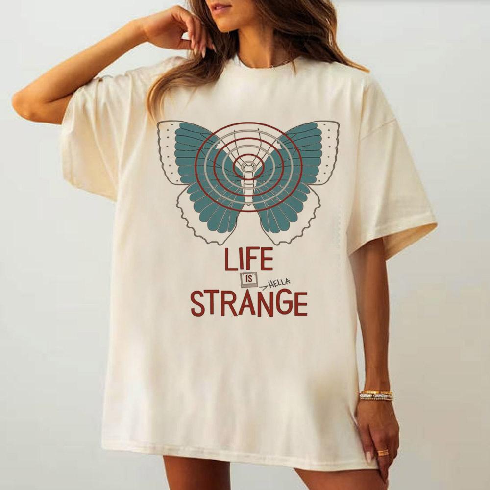 Life Is Strange tshirt teen Digital aesthetic Vintage anime Grunge tshirt Psychedelic Graphic Comfortable korean clothes anime