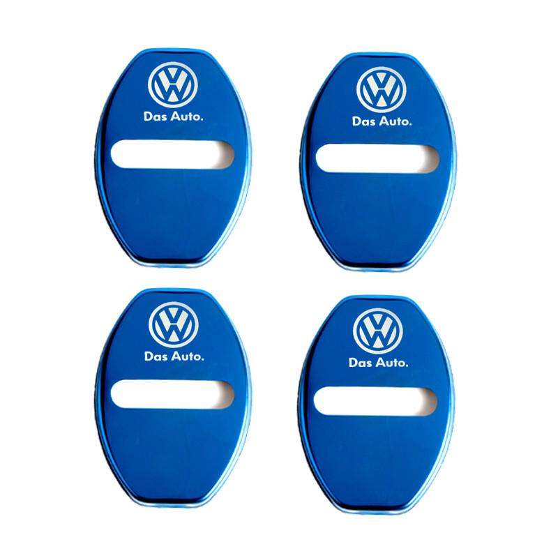 Für VOLKSWAGEN VW Auto Türschloss Schutzabdeckung Für Volkswagen GOLF 5 Tiguan Polo Golf 6 Golf 7 Jetta Zubehör Auto Styling