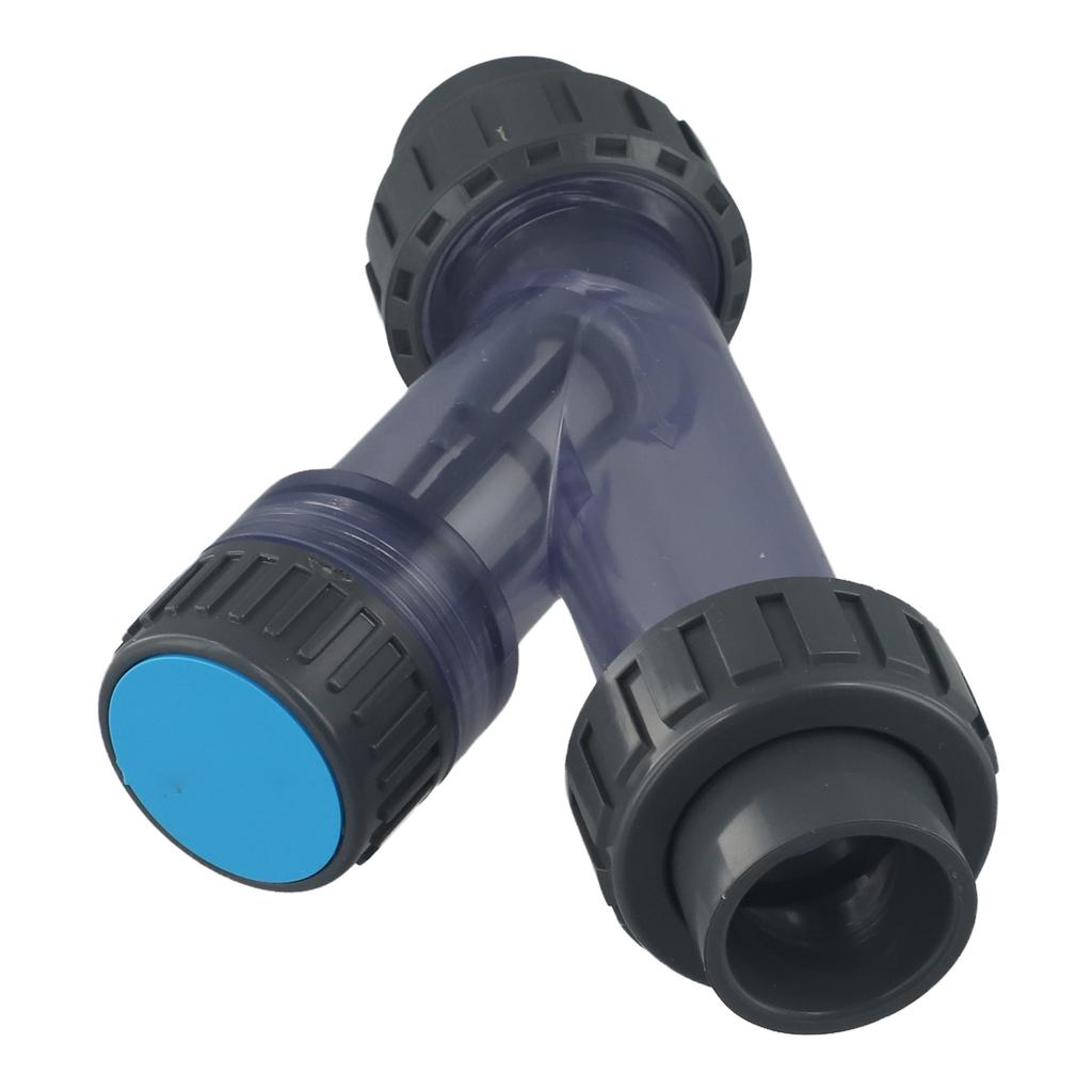 I.D 20~63mm Transparent PVC Y-Type Filter Aquarium Fish Tank Irrigation Filters 1pcs Garden Water Pipe Connectors