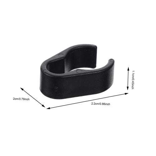 Gadpiparty 20pcs Microphone Cable Holder Clips for Microphones, Flexible and Durable