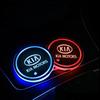 2026 Hot Car Sticker LED Light Car Coasters Light Mats 7 Colors Cup Holder Pad For Kia Sportage Cerato Optima K2 K3 K4 K5 Rio Pi