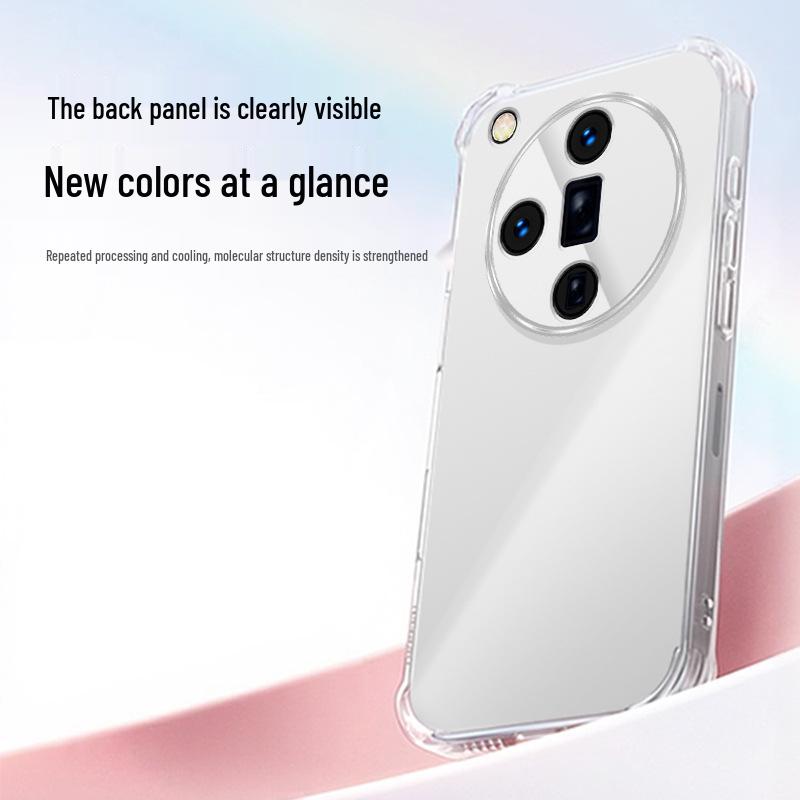OPPO Find X7 Ultra Transparent TPU Airbag Drop-Proof Phone Case