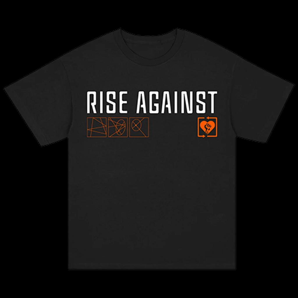 Fashion Hip Hop  Usa Rise Against Punk Band Graphic Unisex Womens Cotton TShirt Streetwear Vintage Fashion Unisex Summer Casual Tee