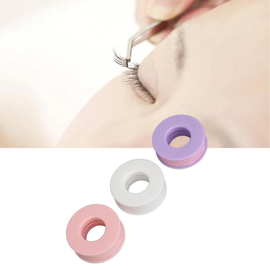 3 ks páska na řasy prodyšná snadno se trhá měkká tenká lepící páska pro prodlužování řas pro kosmetický salon Ho