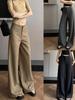 Elegant Wide-Leg Slimming Micro-Flare Pants for Women - Spring/Summer Collection