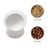 WHOLE FRESH MOGG Small Dog Food Bowl, Ceramic, Made In Japan, with Legs, Stable, Microwave and Dishwasher Safe, Stylish Design (White)