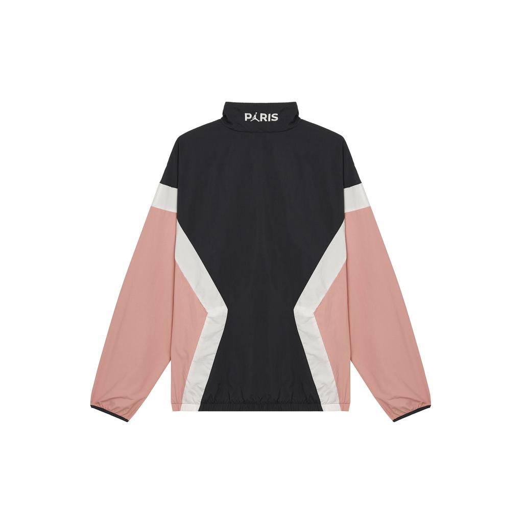 Jordan Paris Saint-Germain FW24 Anthem Comfortable Fashion Zip American Vintage Jacket Men Jacket Rust-Pink Dark-Grey Sail-White FV7741-685