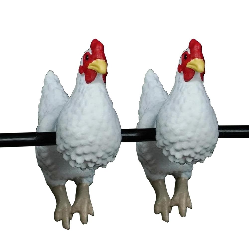 Elegant Hand Painted Chicken Earrings Farm Animal Jewelry Retro Earrings  Chicken Lovers